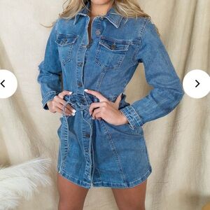 Denim dress